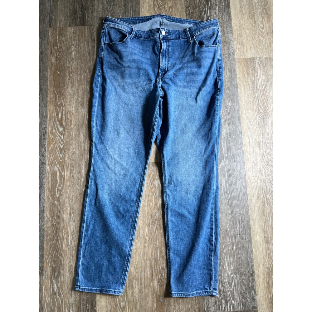 Old Navy Wow Straight Jeans Womens 18 Blue Excellent High‎ Rise Denim